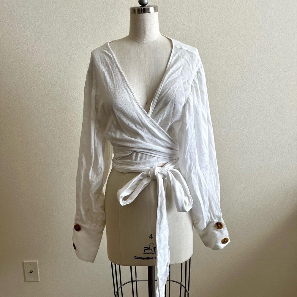 The Line By K Wrap Top